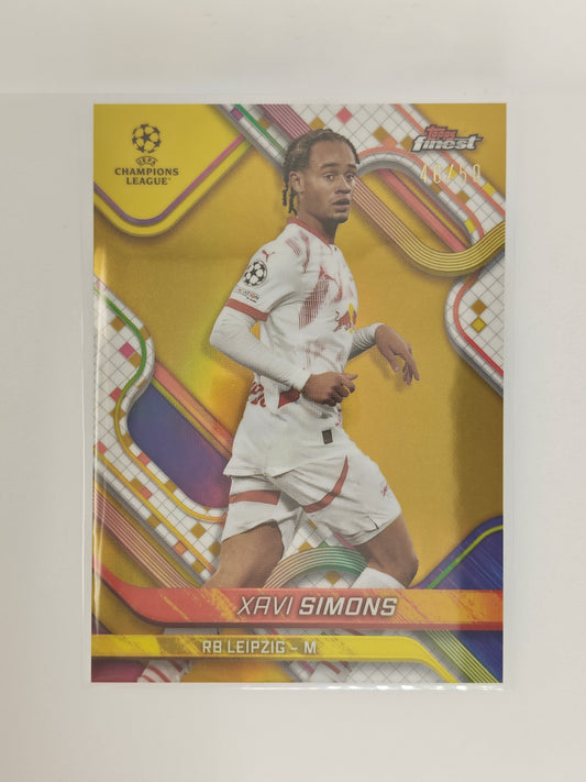 Xavi Simons /50 - Topps Finest 24/25