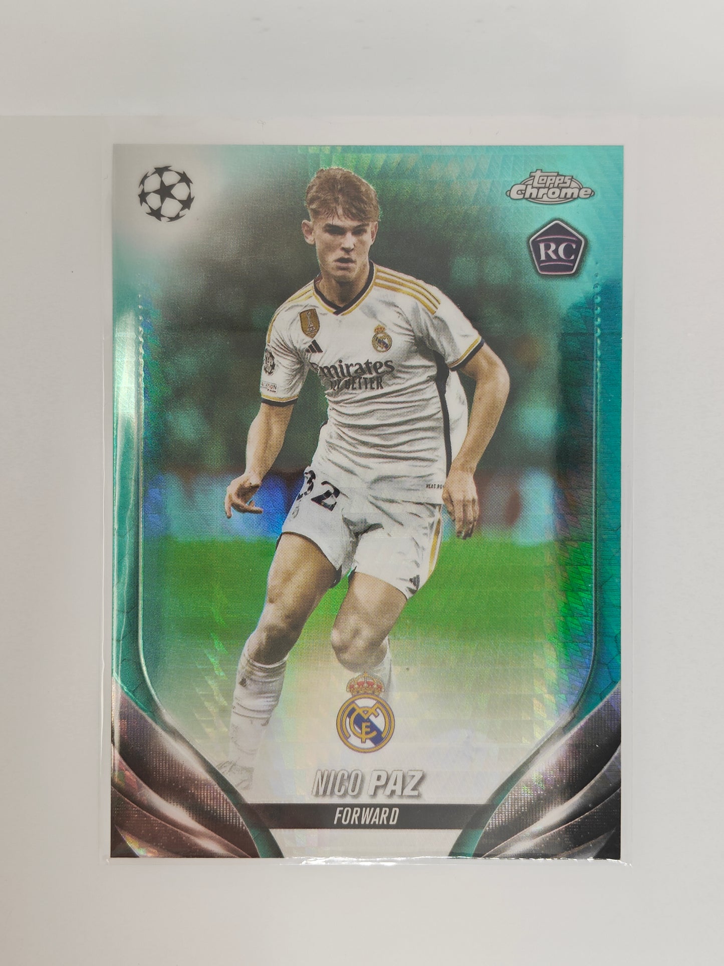 Nico Paz RC Aqua - Topps Chrome 23/24