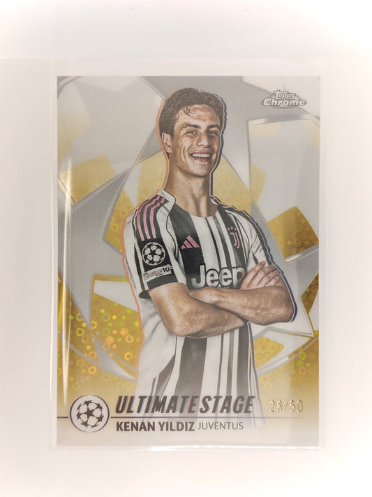 Kenan Yildiz /50 Ultimate Stage - Topps Chrome 25/26
