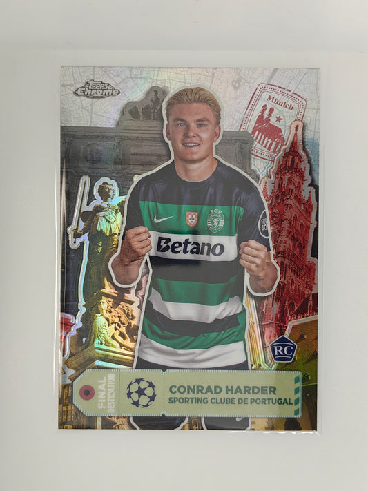 Conrad Harder RC Final Destination - Topps Chrome 24/25