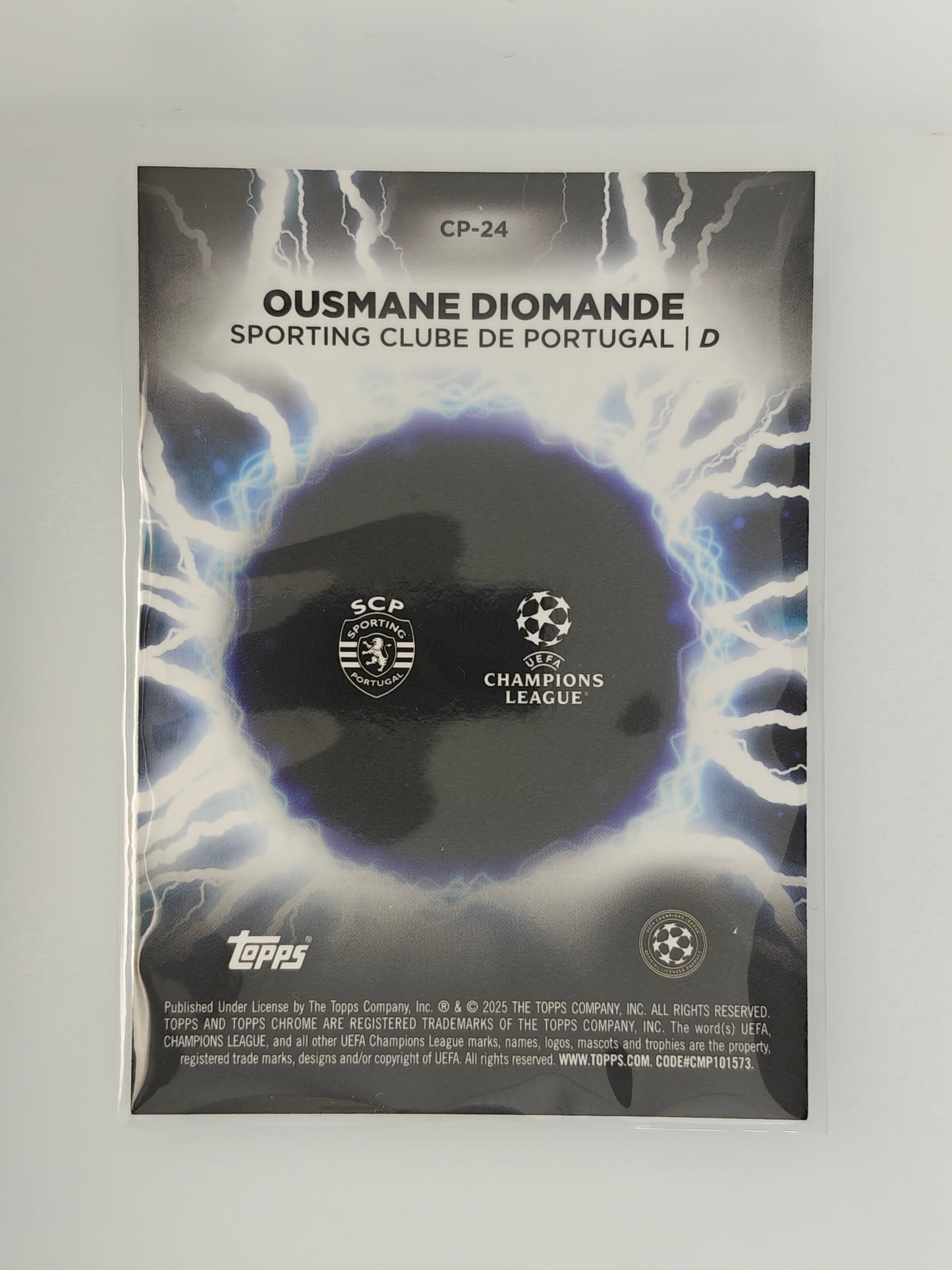 Ousmane Diomande Circle of power - Topps Chrome 24/25