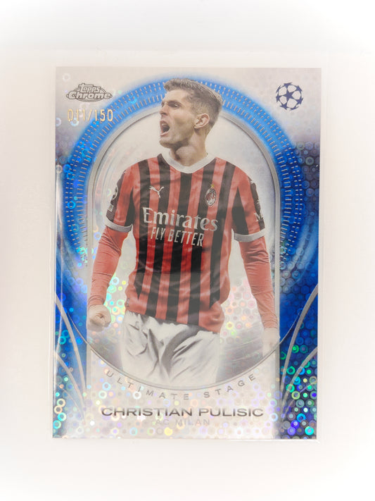 Christian Pulisic 11/150 Jersey number Ultimate stage - Topps Chrome 24/25
