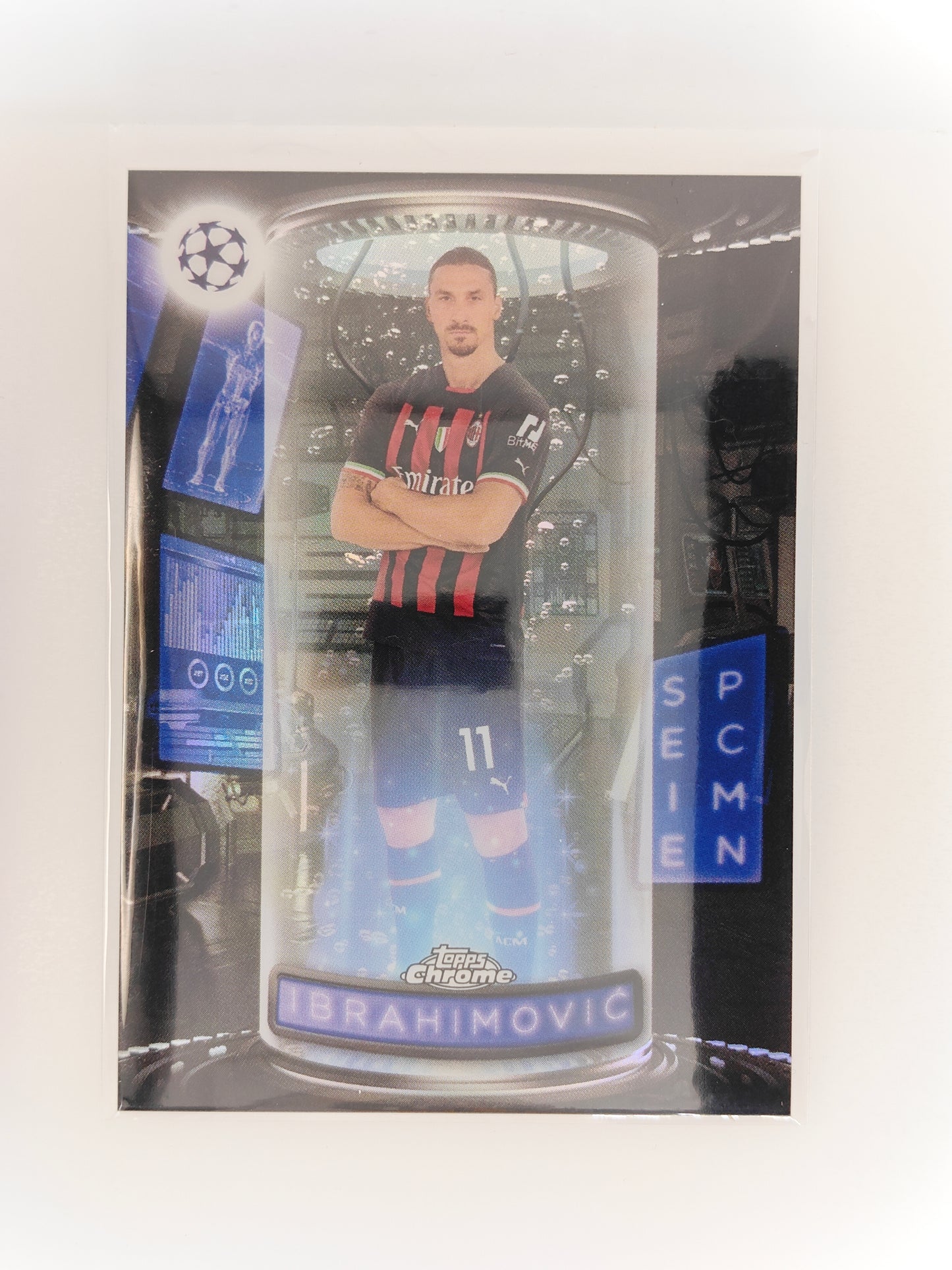 Zlatan Ibrahimovic Specimen - Topps Chrome 22/23