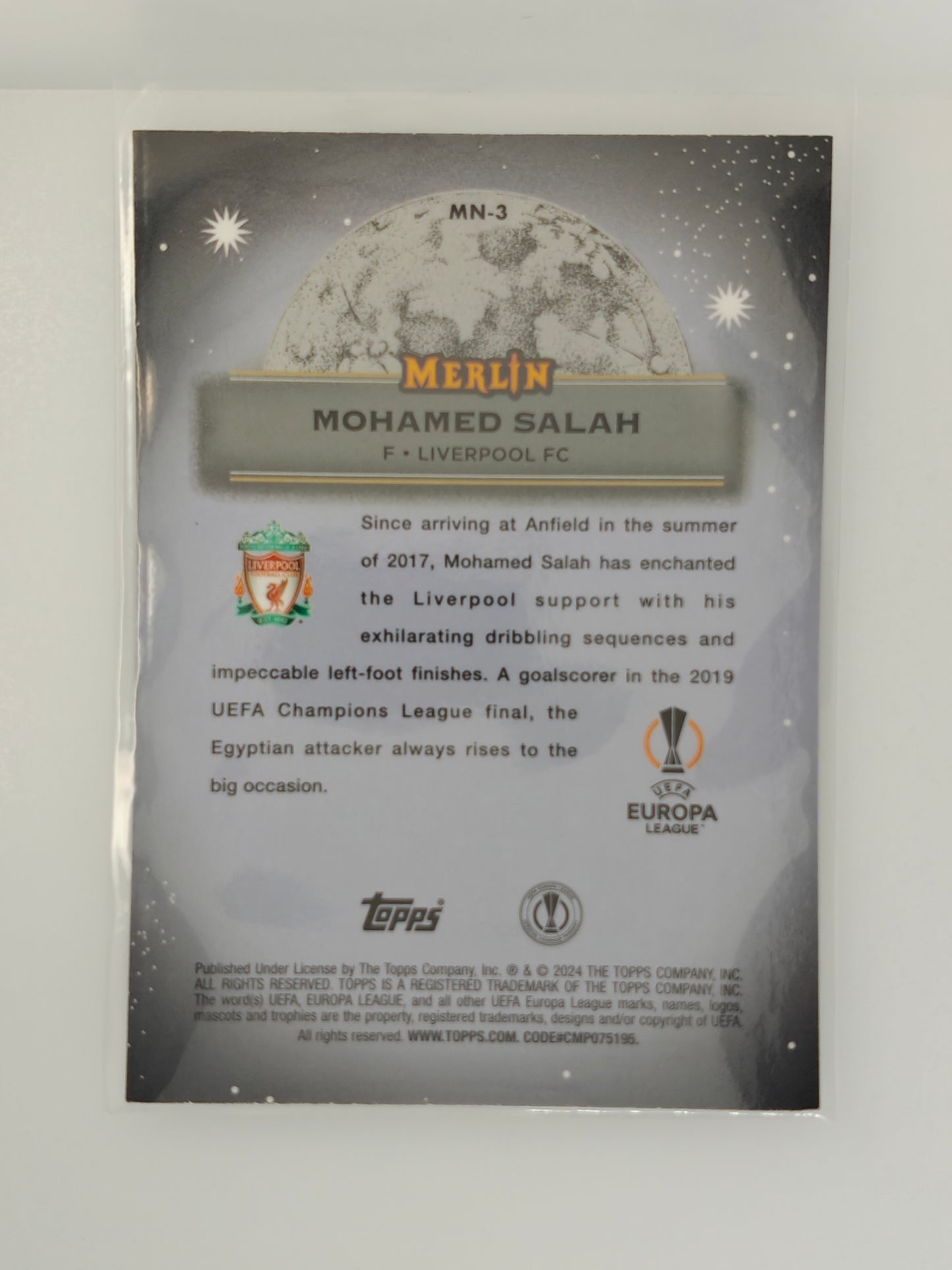 Mohamed Salah Mystic night - Topps Merlin 23/24