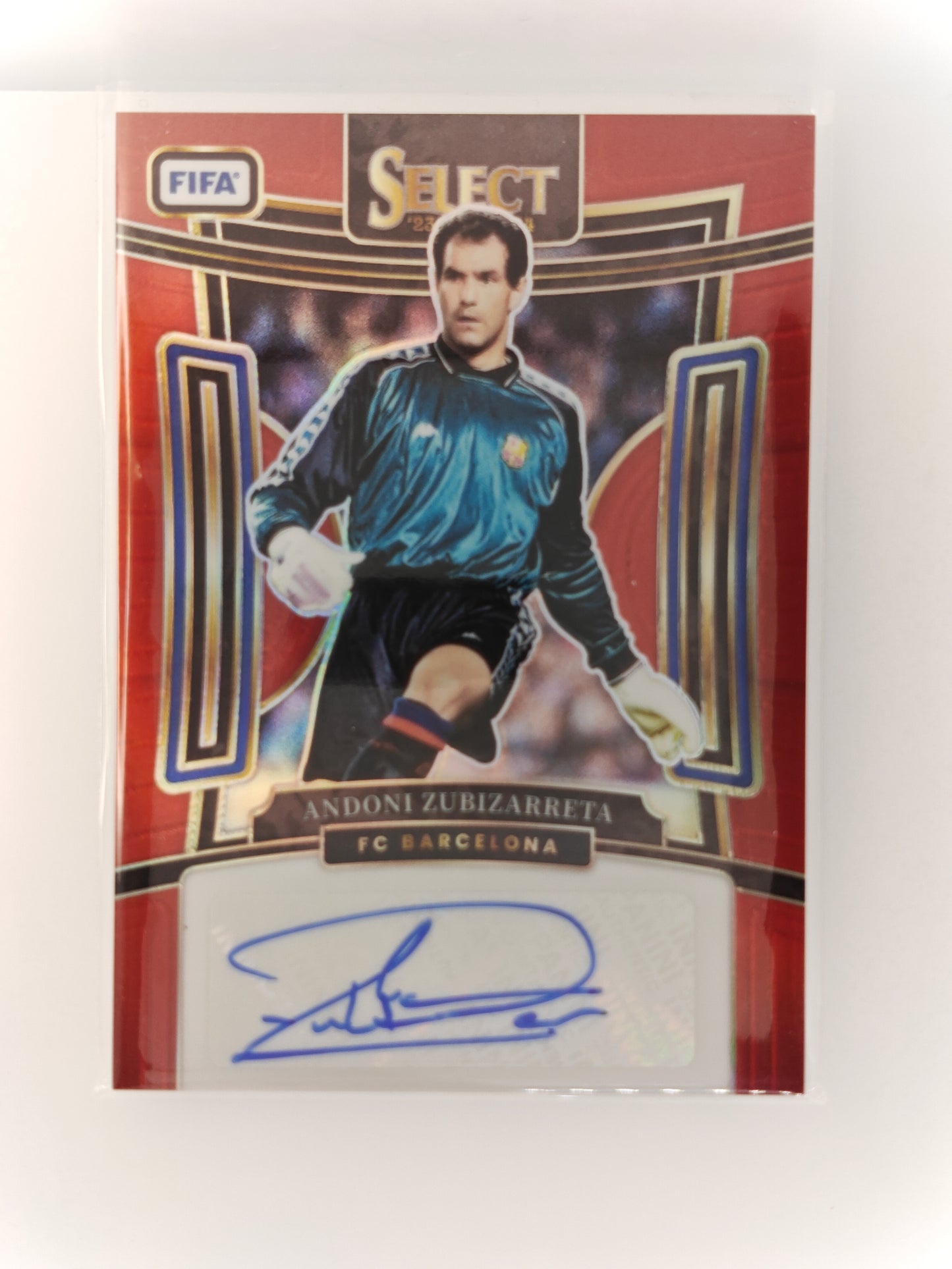Andoni Zubizarreta auto red pulsar - Panini Select Fifa 23/24