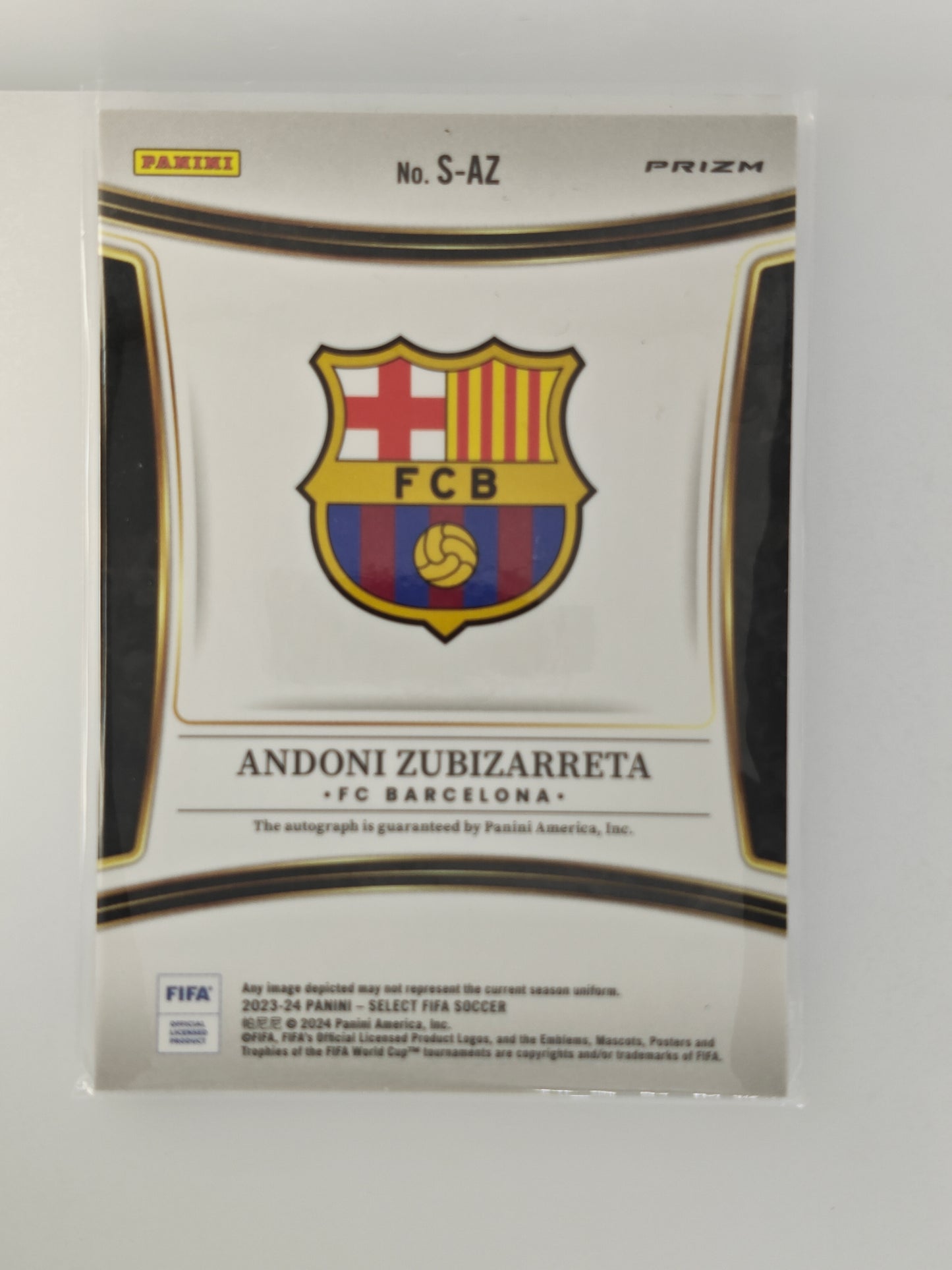 Andoni Zubizarreta auto red pulsar - Panini Select Fifa 23/24