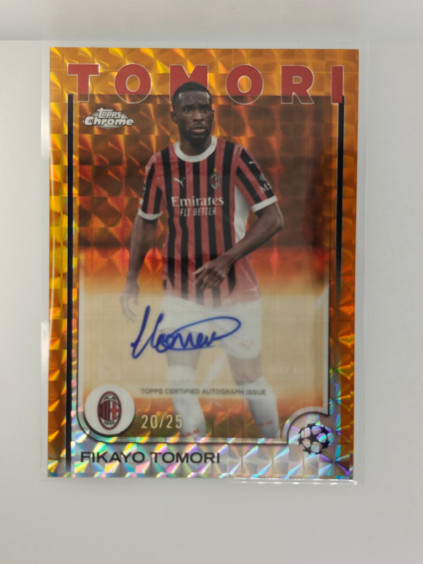 Fikayo Tomori auto /25 - Topps Chrome 24/25