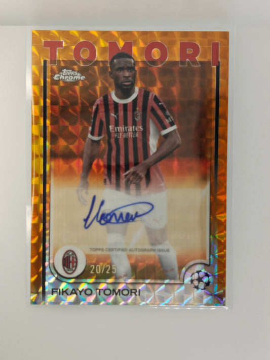 Fikayo Tomori auto /25 - Topps Chrome 24/25