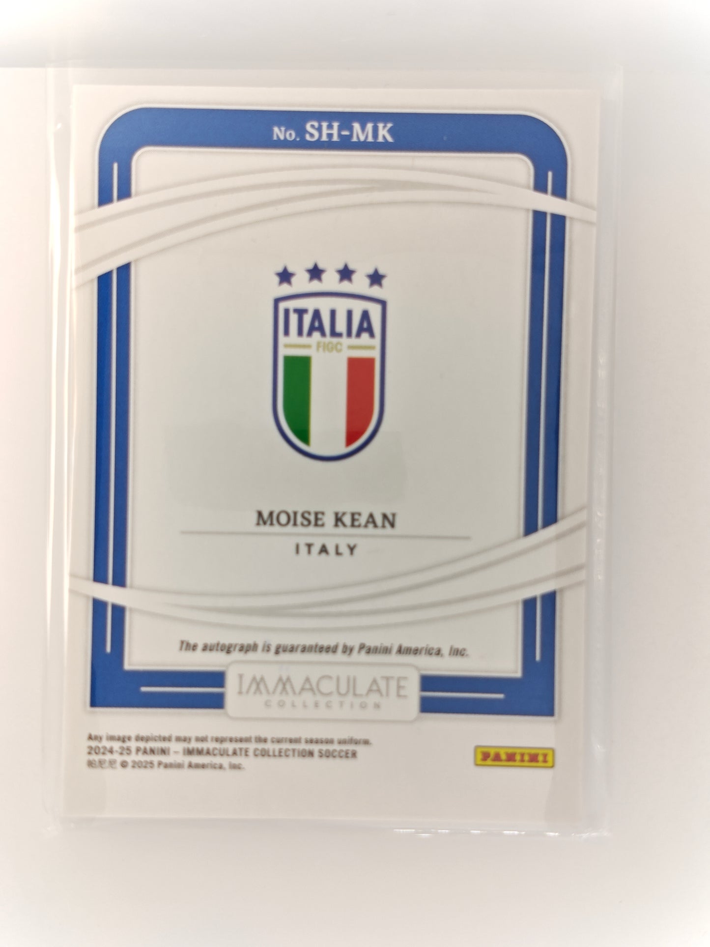 Moise Kean auto /99 - Panini Immaculate 24/25