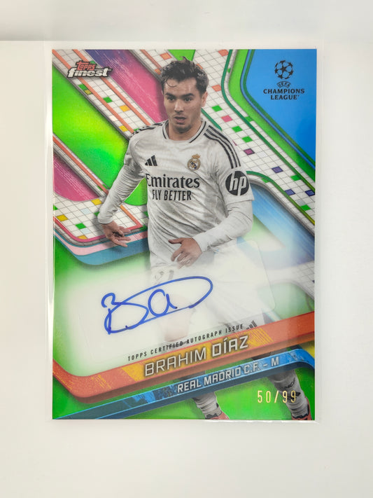 Brahim Diaz auto /99 - Topps Finest 24/25