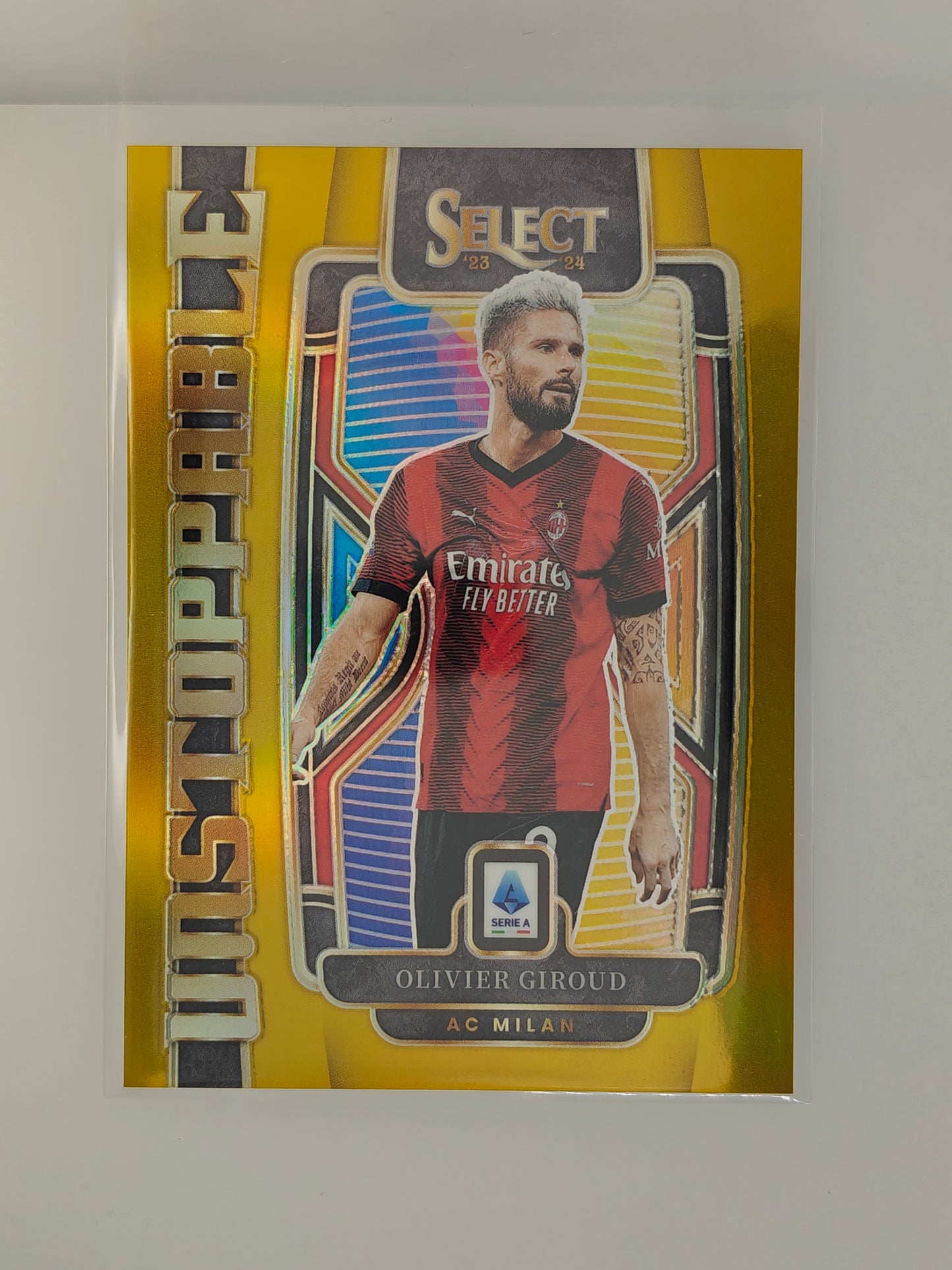 Olivier Giroud /10 Unstoppable - Panini Select Serie A 23/24