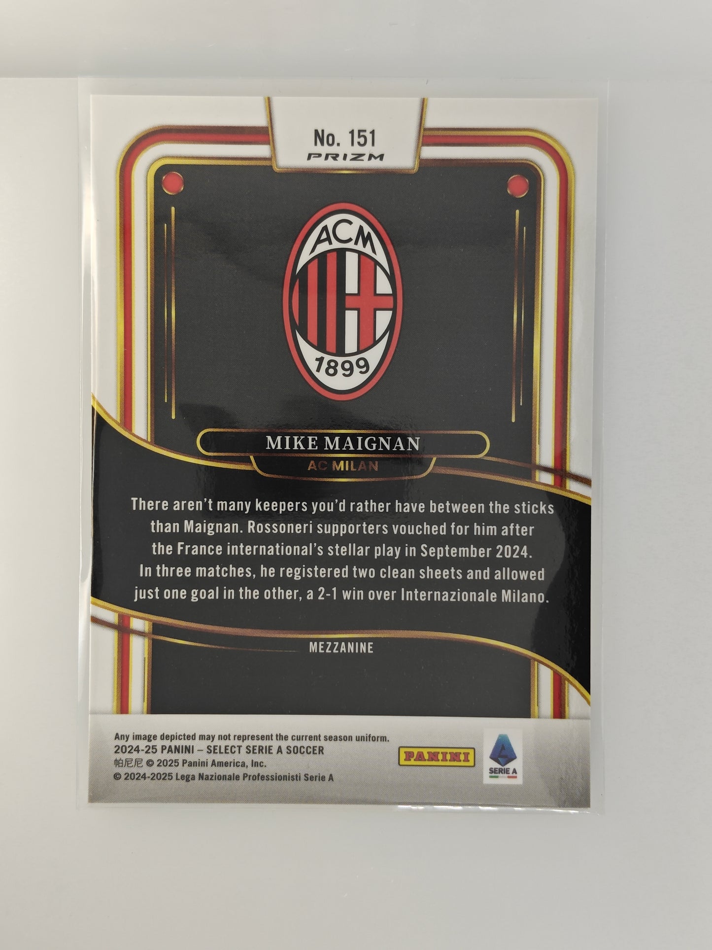 Mike Maignan honeycomb SSP Casehit - Panini Select Serie A 24/25