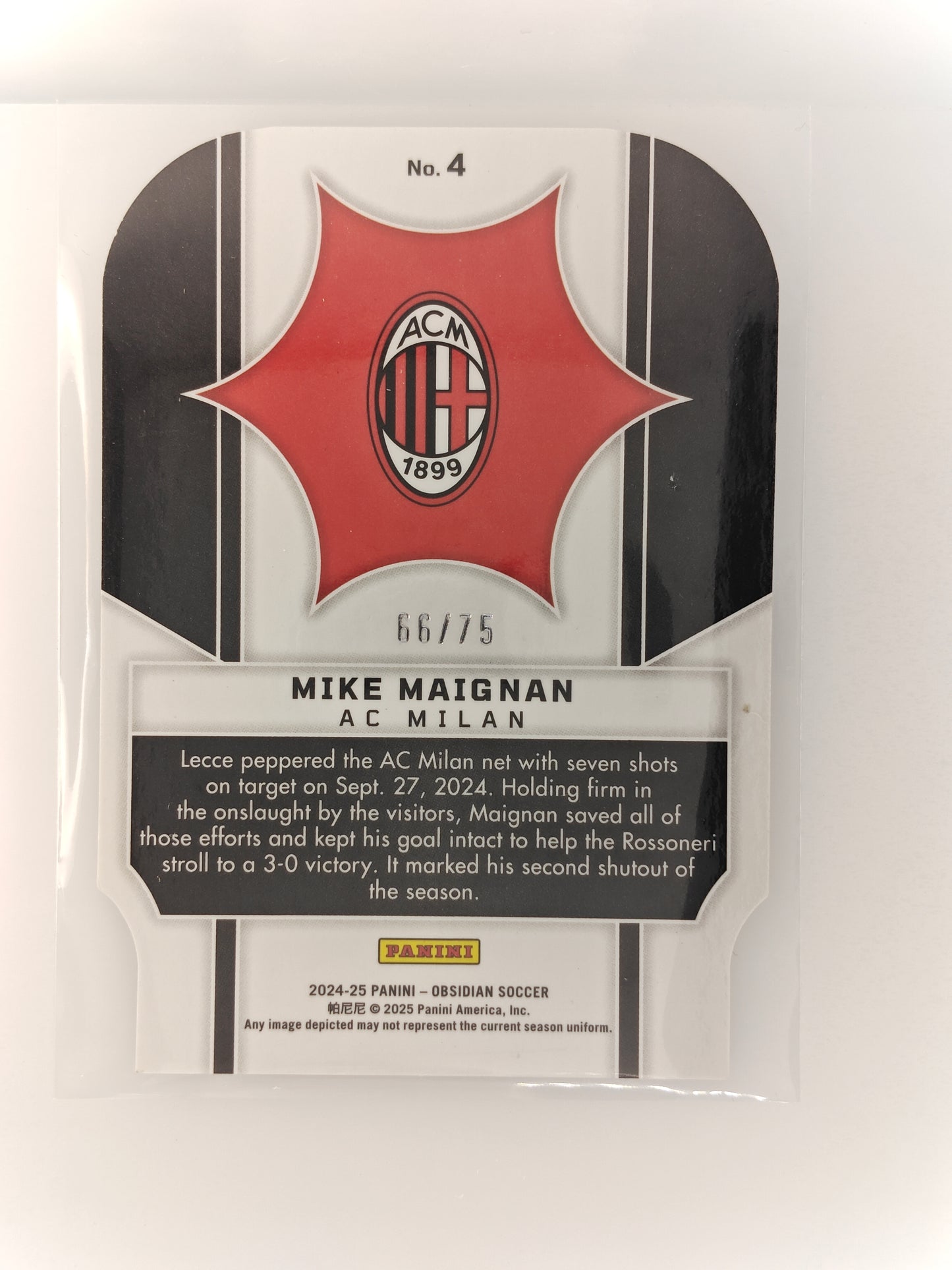 Mike Maignan /75 supernova - Panini Obsidian 24/25