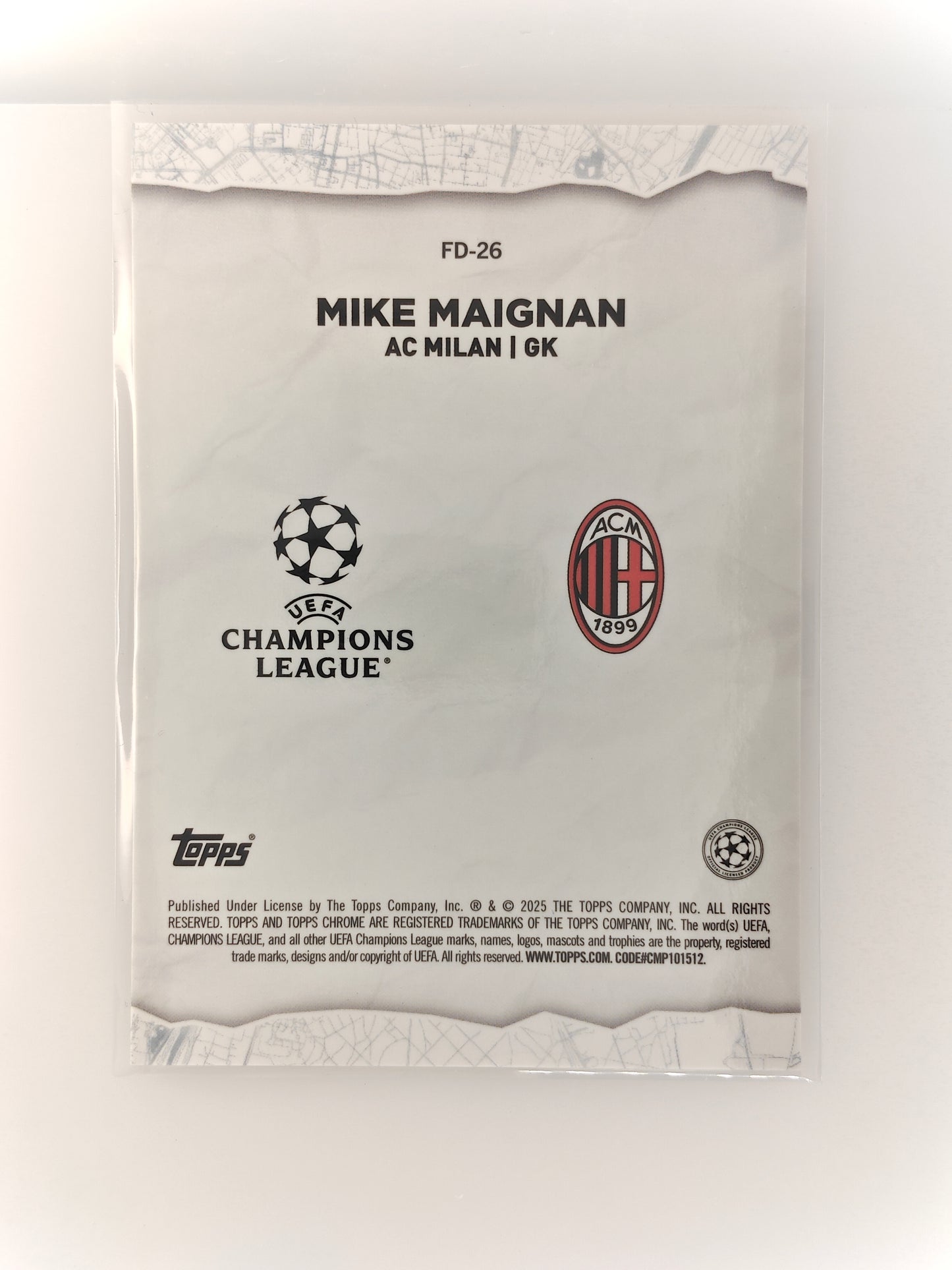 Mike Maignan /25 Final Destination Sapphire - Topps Sapphire 24/25