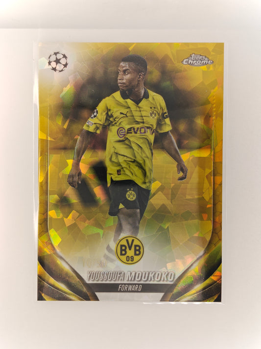 Youssoufa Moukoko /50 Sapphire - Topps Sapphire 23/24