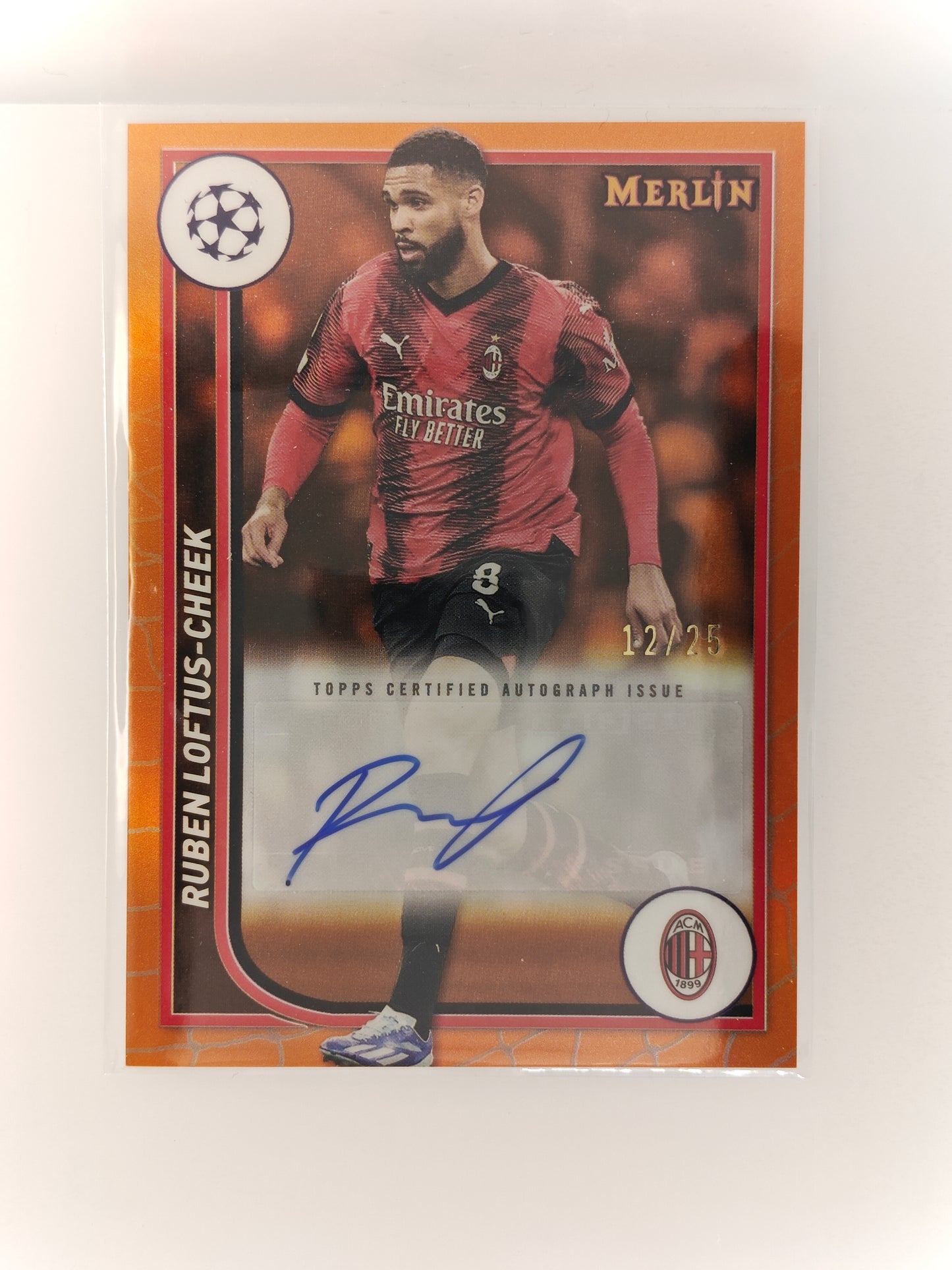 Ruben Loftus-Cheek auto /25 - Topps Merlin 23/24