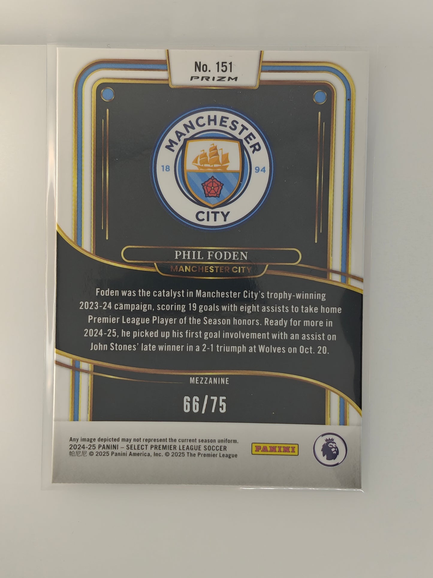 Phil Foden /75 - Panini Select Premier League 24/25