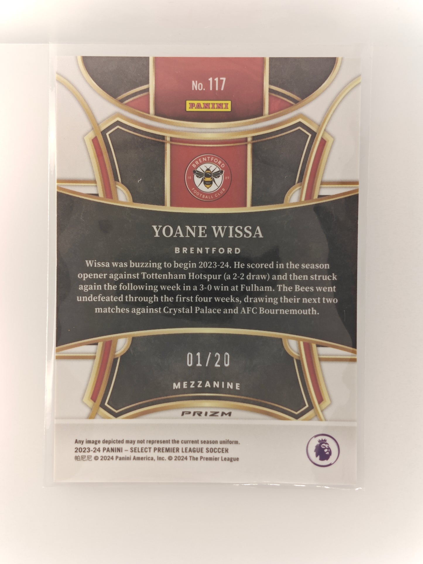 Yoane Wissa 1/20 - Panini Select Premier League 24/25