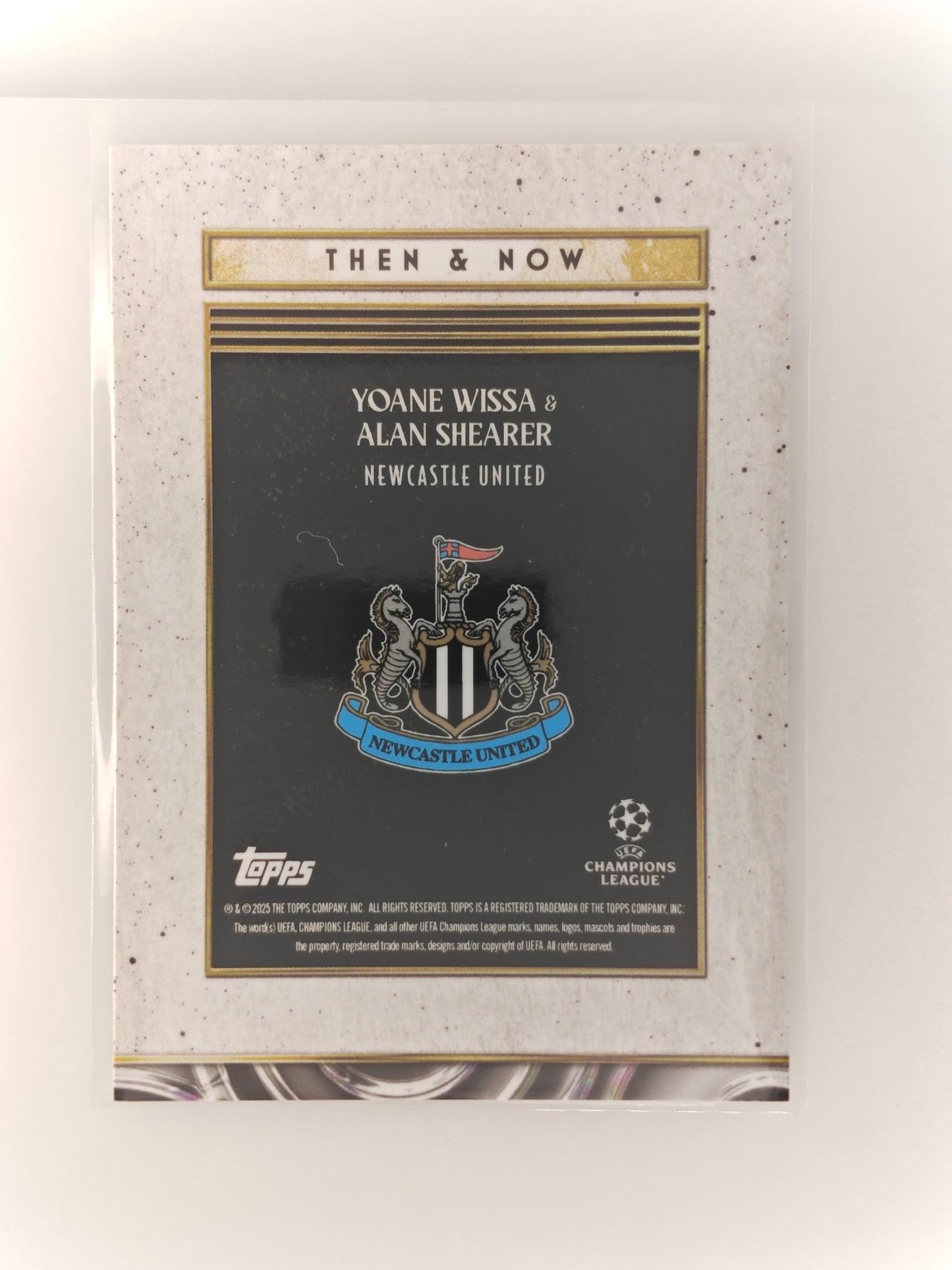 Yoane Wissa / Alan Shearer Then and now - Topps Deco 25/26