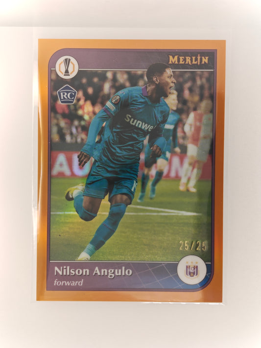 Nilson Angulo 25/25 RC - Topps Merlin 24/25