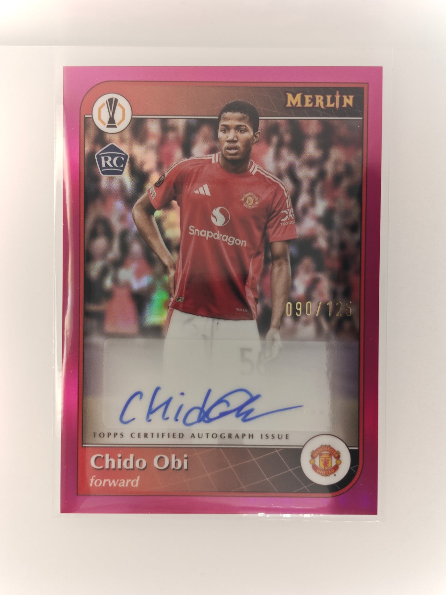 Chido Obi auto /125 rc - Topps Merlin 24/25