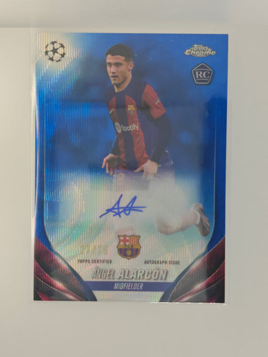 Angel Alarcon auto /75 RC -Topps Chrome 23/24