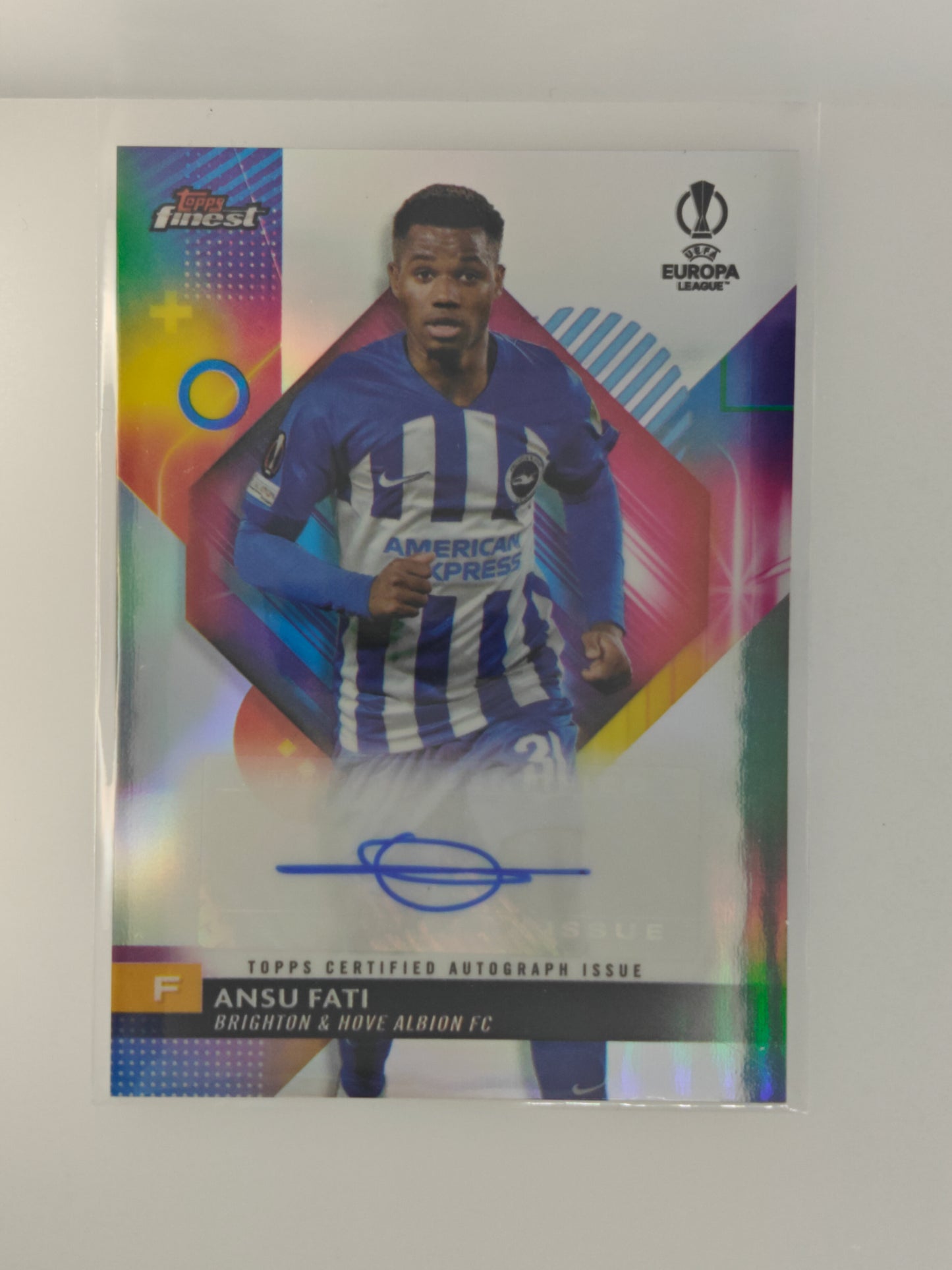 Ansu Fati auto - Topps Finest 23/24