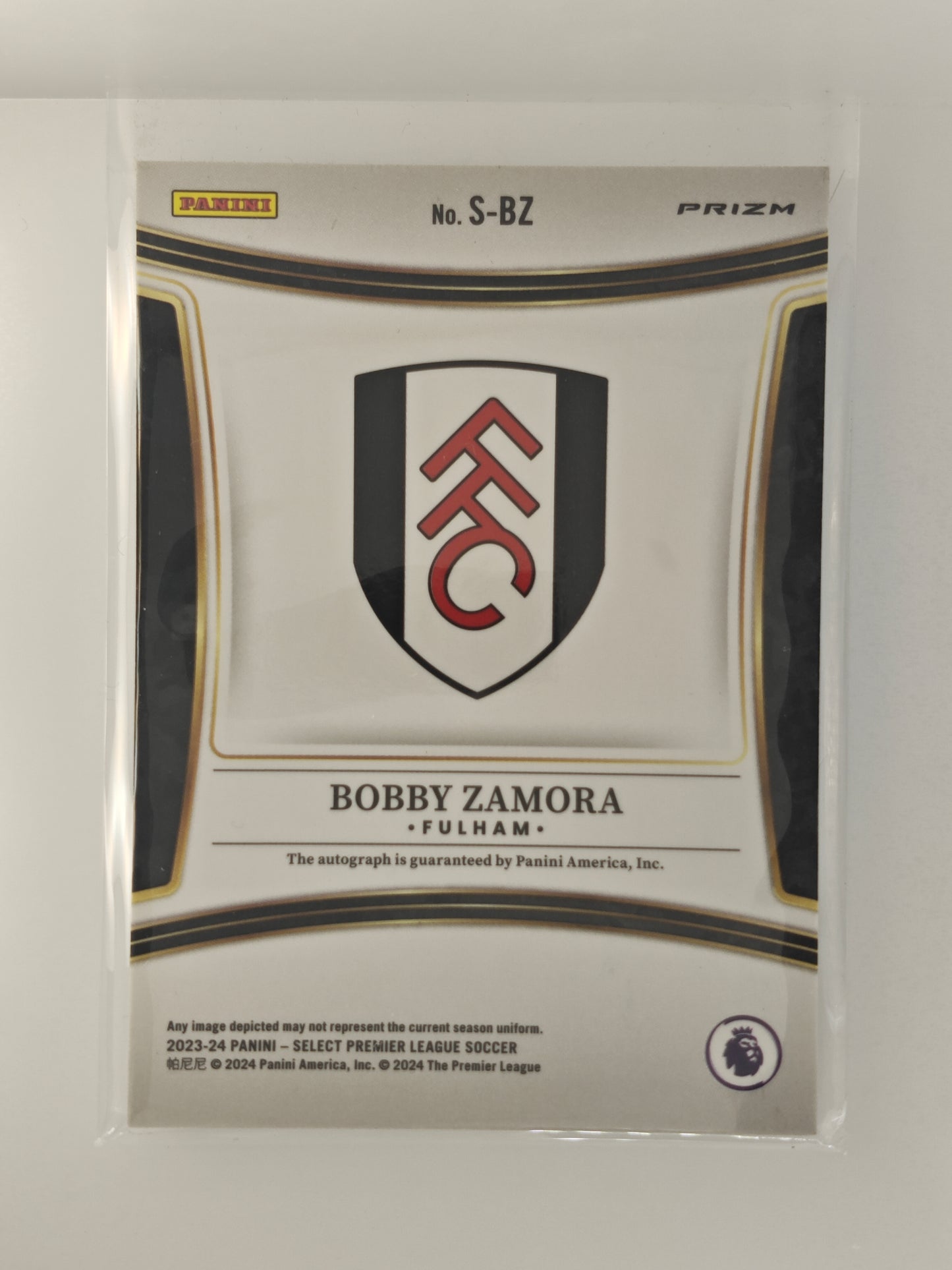 Bobby Zamora auto - Panini Select Premier League 23/24