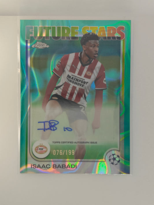Isaac Babadi auto /199 - Topps Chrome 24/25
