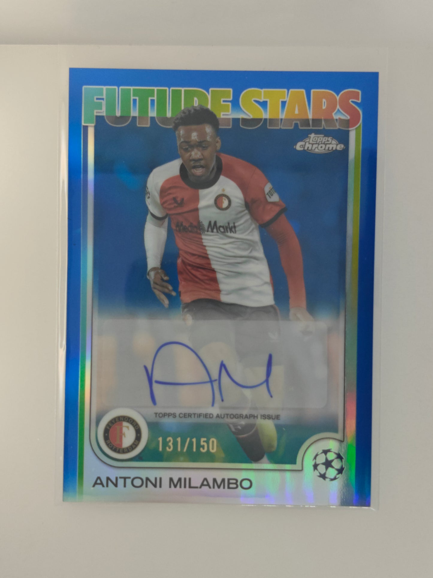 Antoni Milambo auto /150 - Topps Chrome 24/25