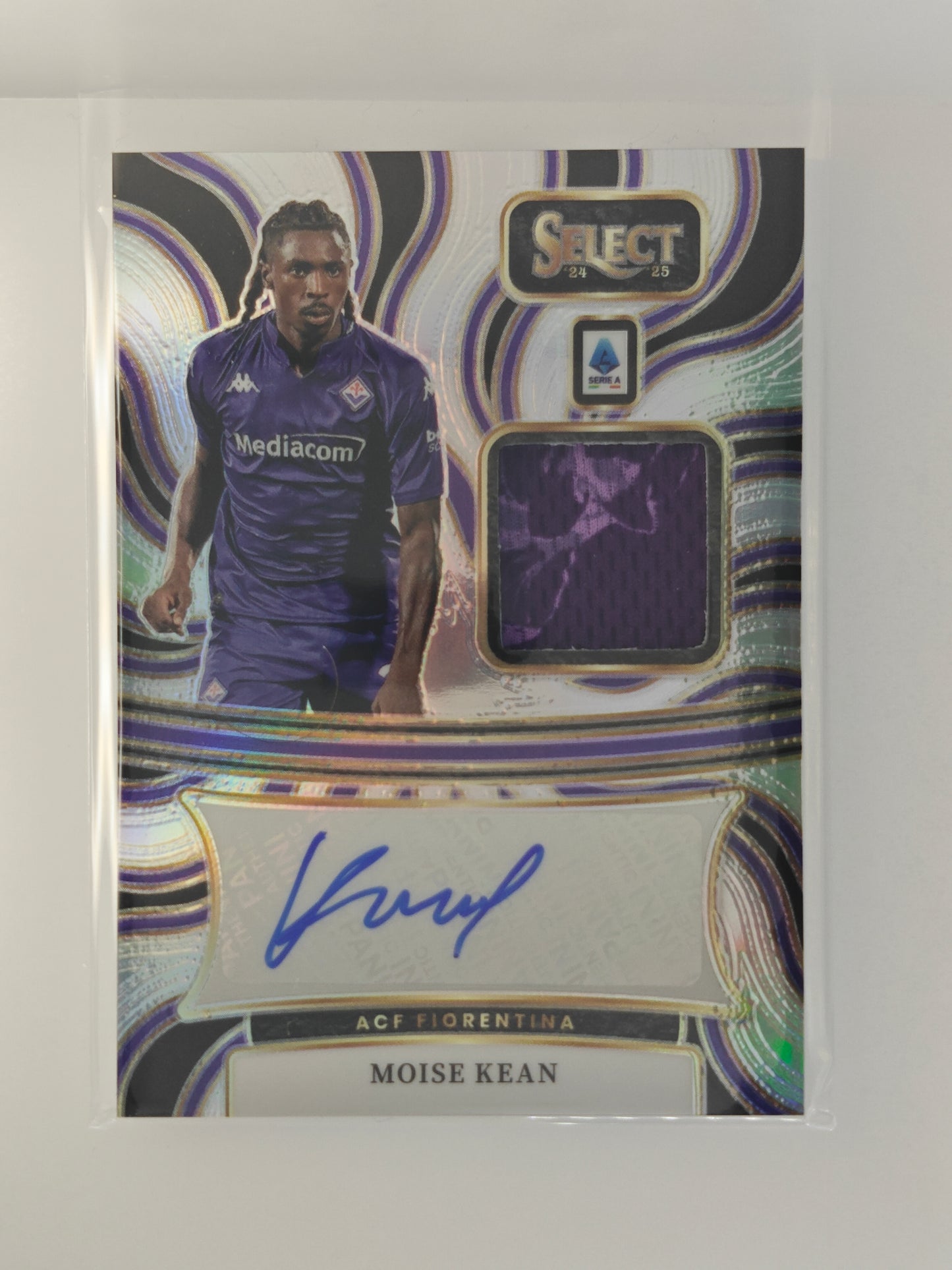 Moise Kean patch/auto - Panini Select Serie A 24/25