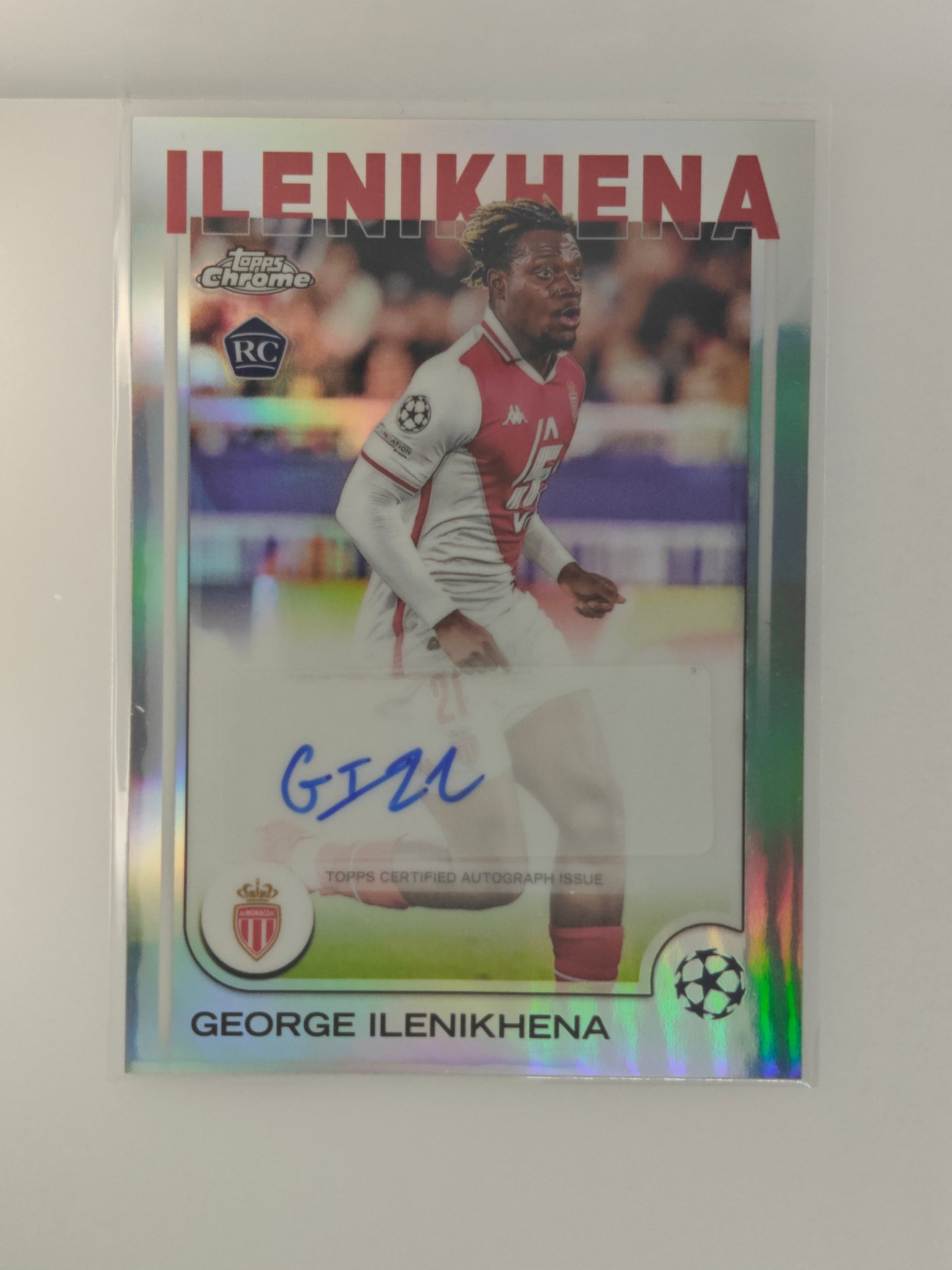 George Ilenikhena auto RC - Topps Chrome 24/25