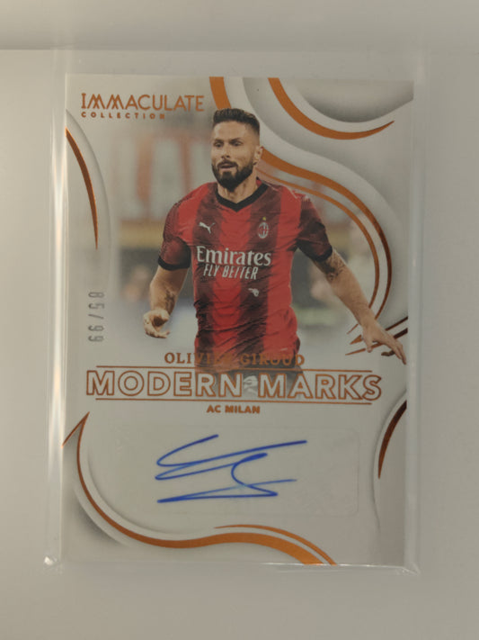 Olivier Giroud auto /99 - Panini Immaculate 24/25