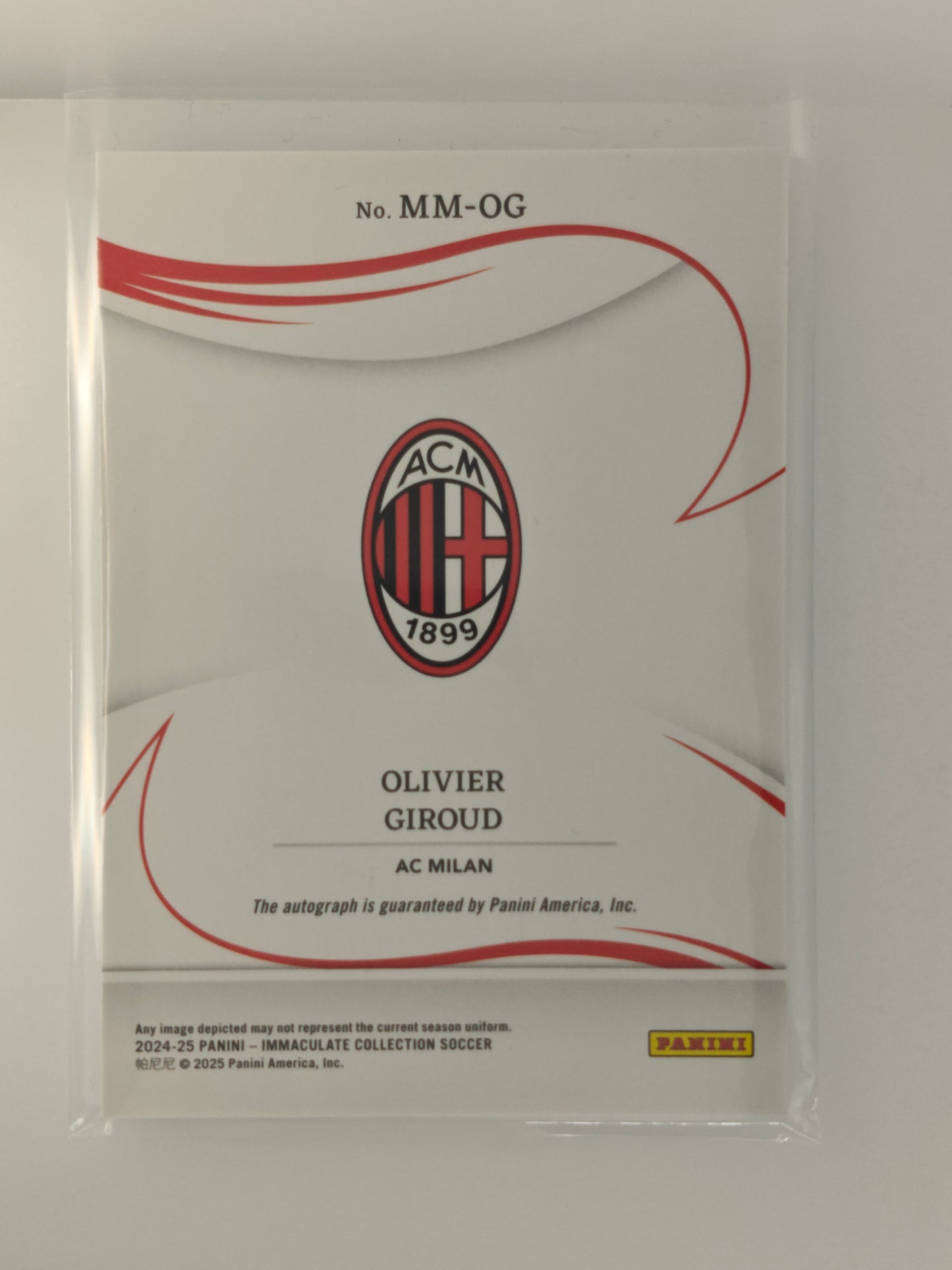 Olivier Giroud auto /99 - Panini Immaculate 24/25