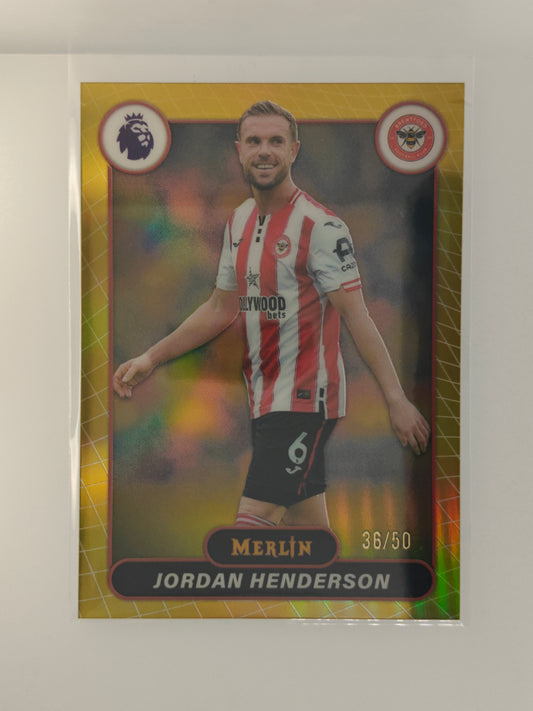 Jordan Henderson /50 - Topps Merlin 25/26
