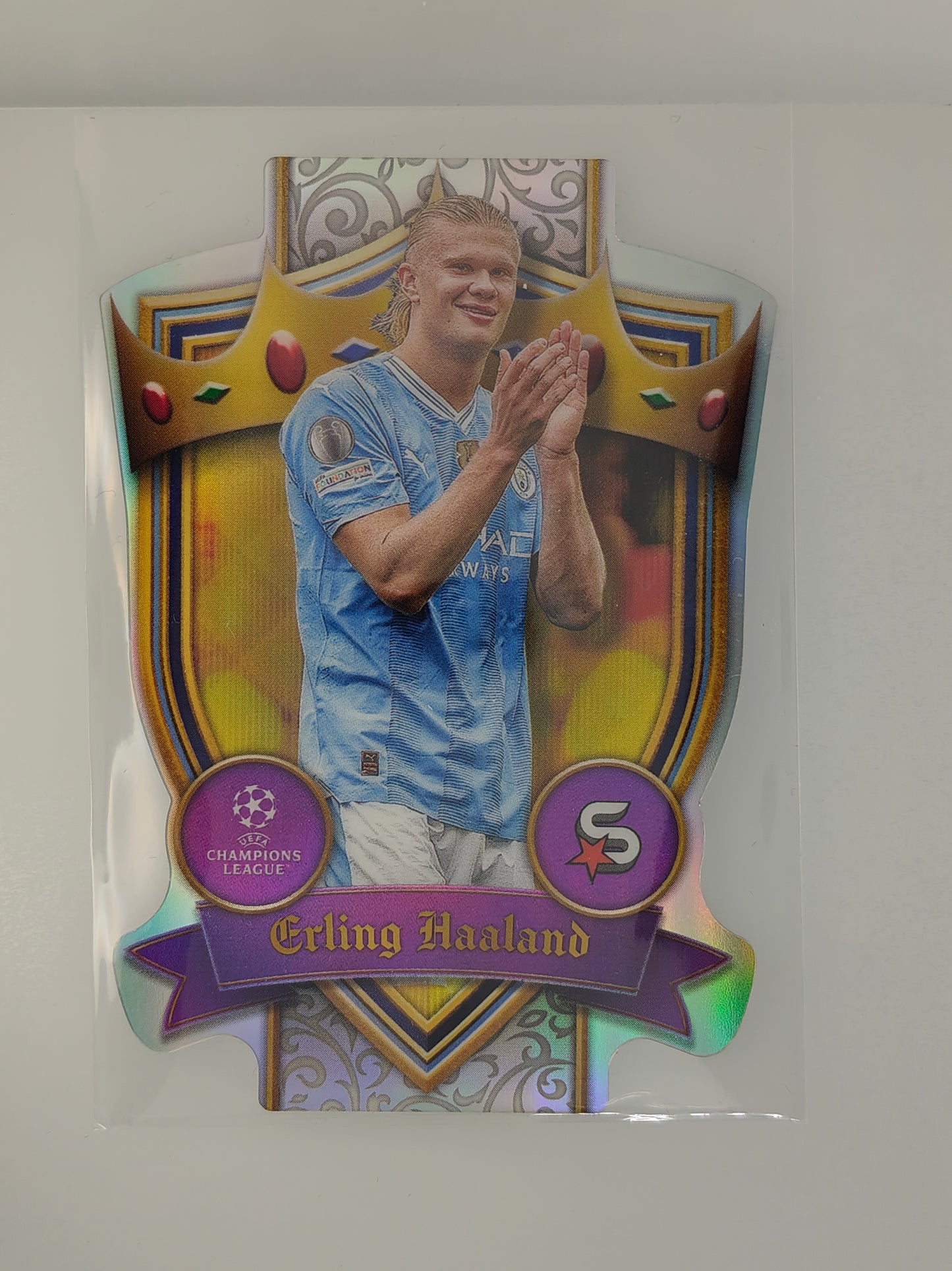Erling Haaland Royalty Die-Cut - Topps Superstars 23/24