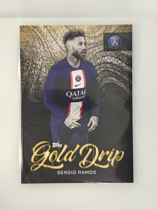 Sergio Ramos Gold Drip - Topps PSG Teamset 22/23