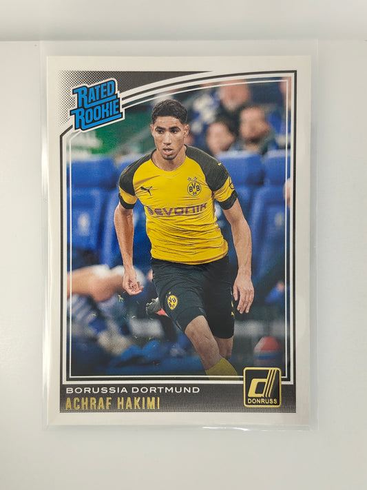 Achraf Hakimi Rated Rookie - Panini Donruss 18/19