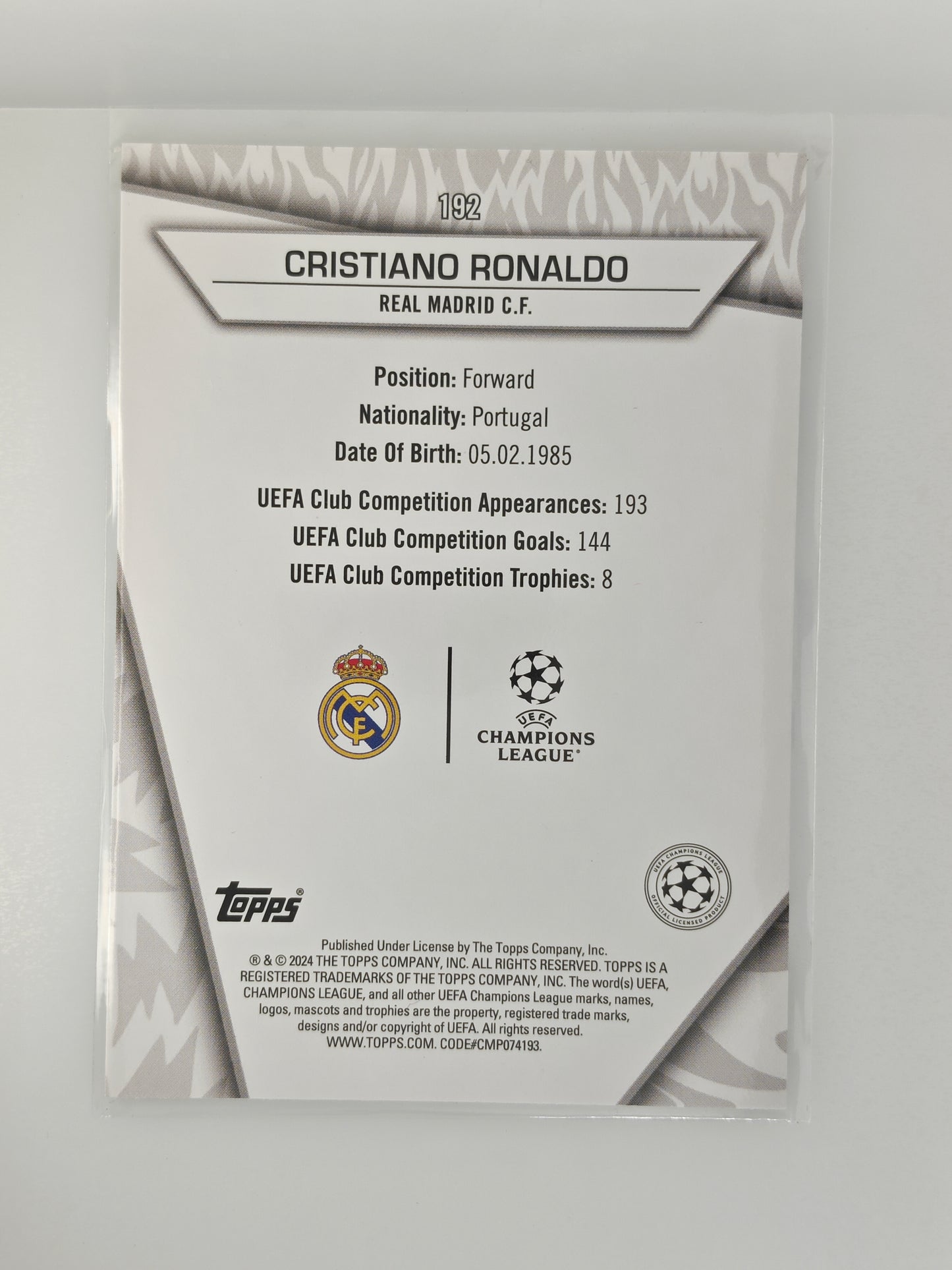 Cristiano Ronaldo - Topps Superstars 23/24