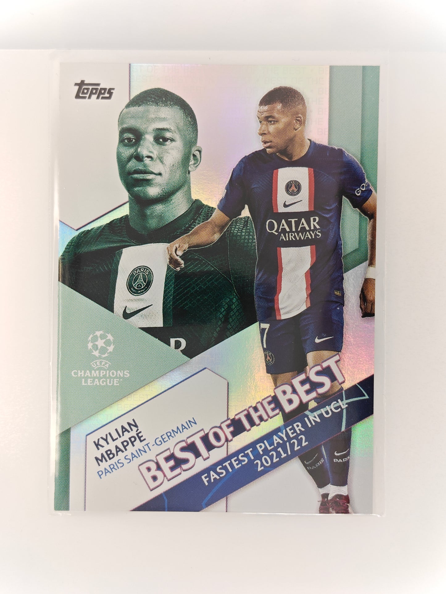Kylian Mbappe Best of the best - Topps Flagship 22/23