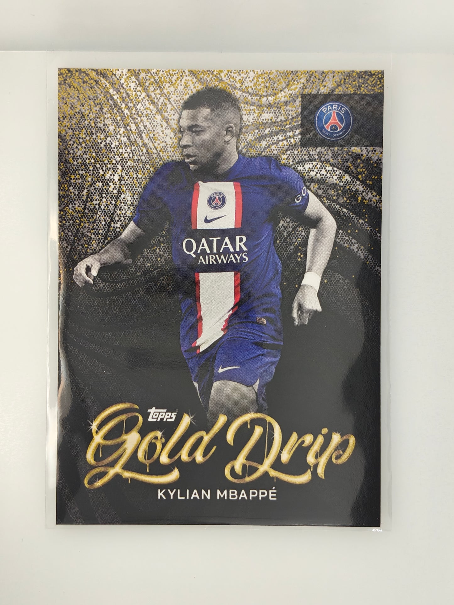 Kylian Mbappe Gold Drip - Topps PSG Teamset 22/23