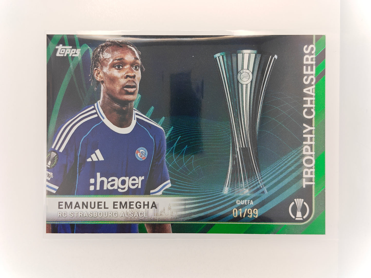 Emanuel Emegha 1/99 Trophy chasers - Topps Flagship 25/26