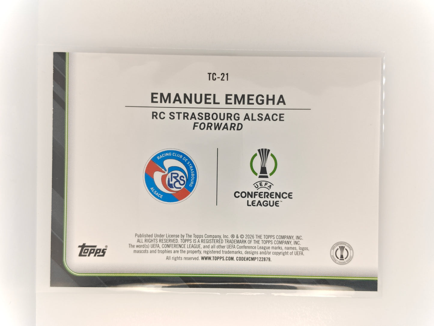 Emanuel Emegha 1/99 Trophy chasers - Topps Flagship 25/26