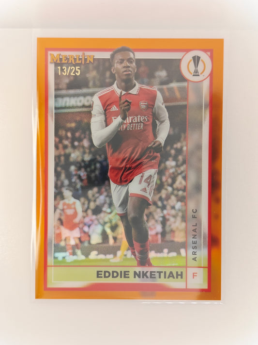 Eddie Nketiah /25 - Topps Merlin 22/23
