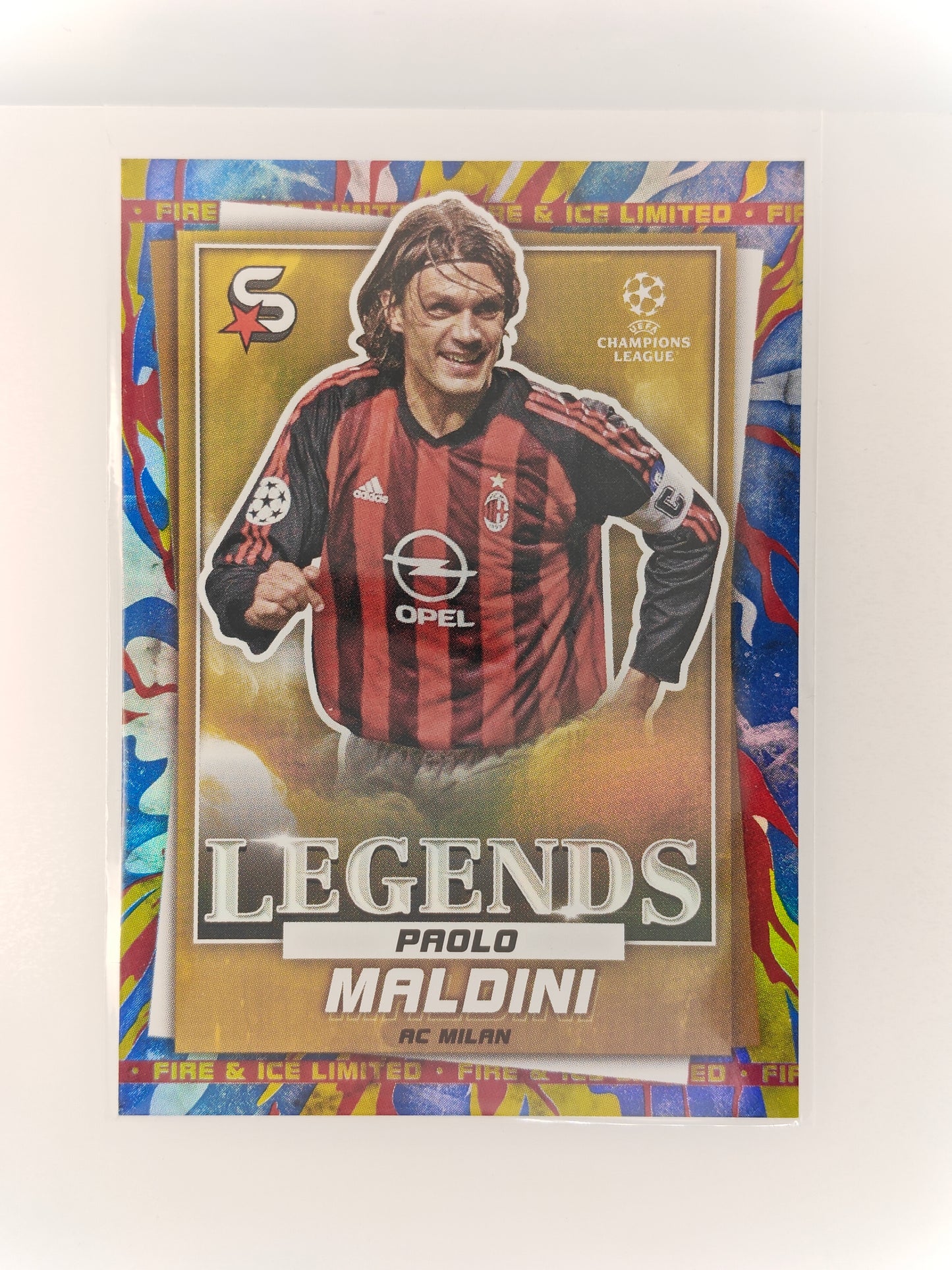 Paolo Maldini Fire & Ice Limited - Topps Superstars 22/23