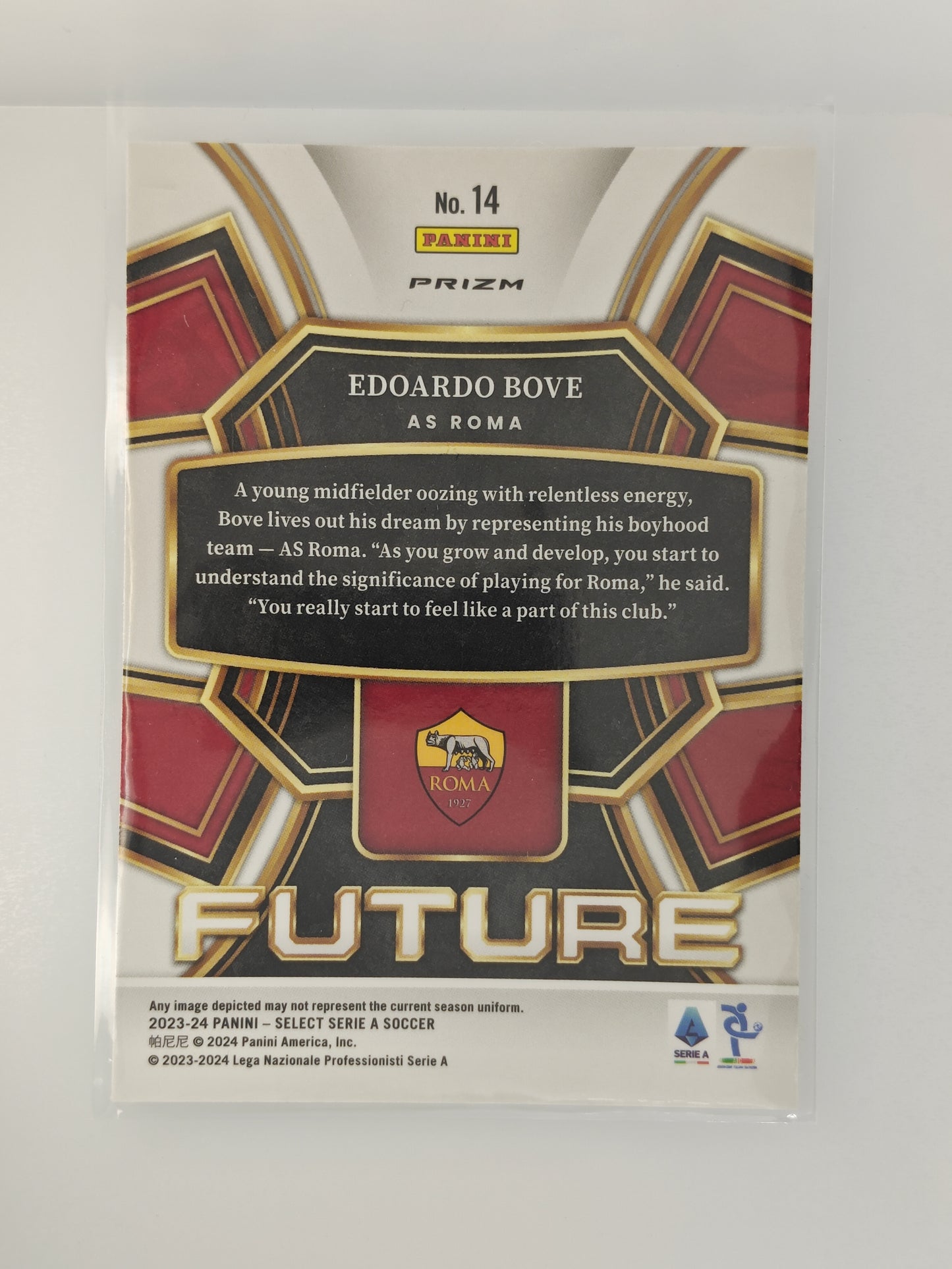 Edoardo Bove Future - Panini Select Serie A 23/24