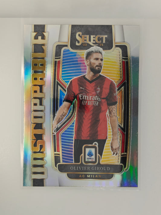 Olivier Giroud Unstoppable - Panini Select Serie A 23/24