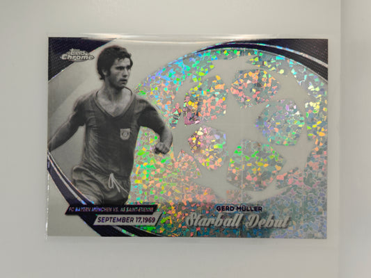 Gerd Muller Starball Debut - Topps Chrome 23/24