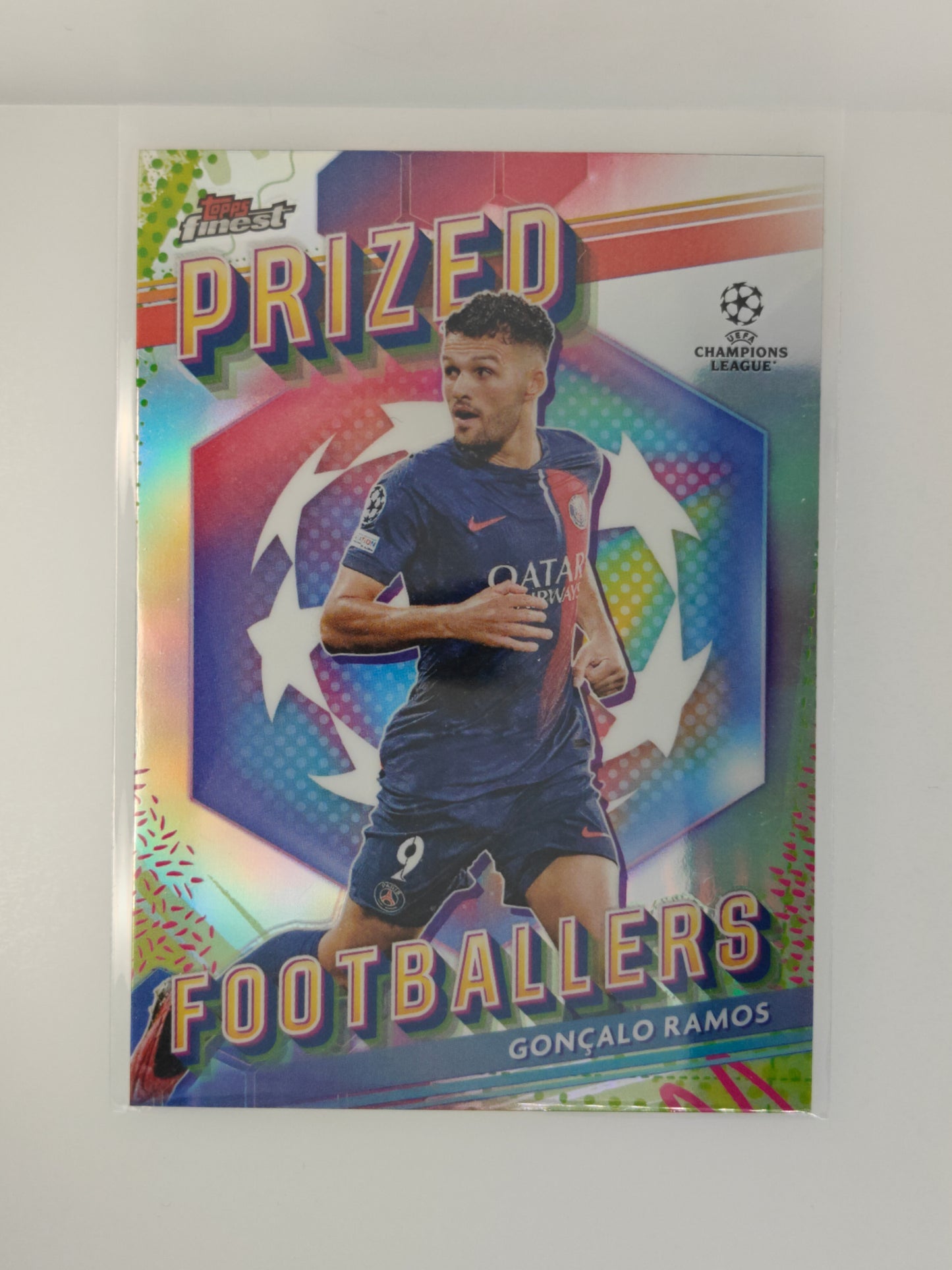 Goncalo Ramos Prized Footballers - Topps Finest 23/24