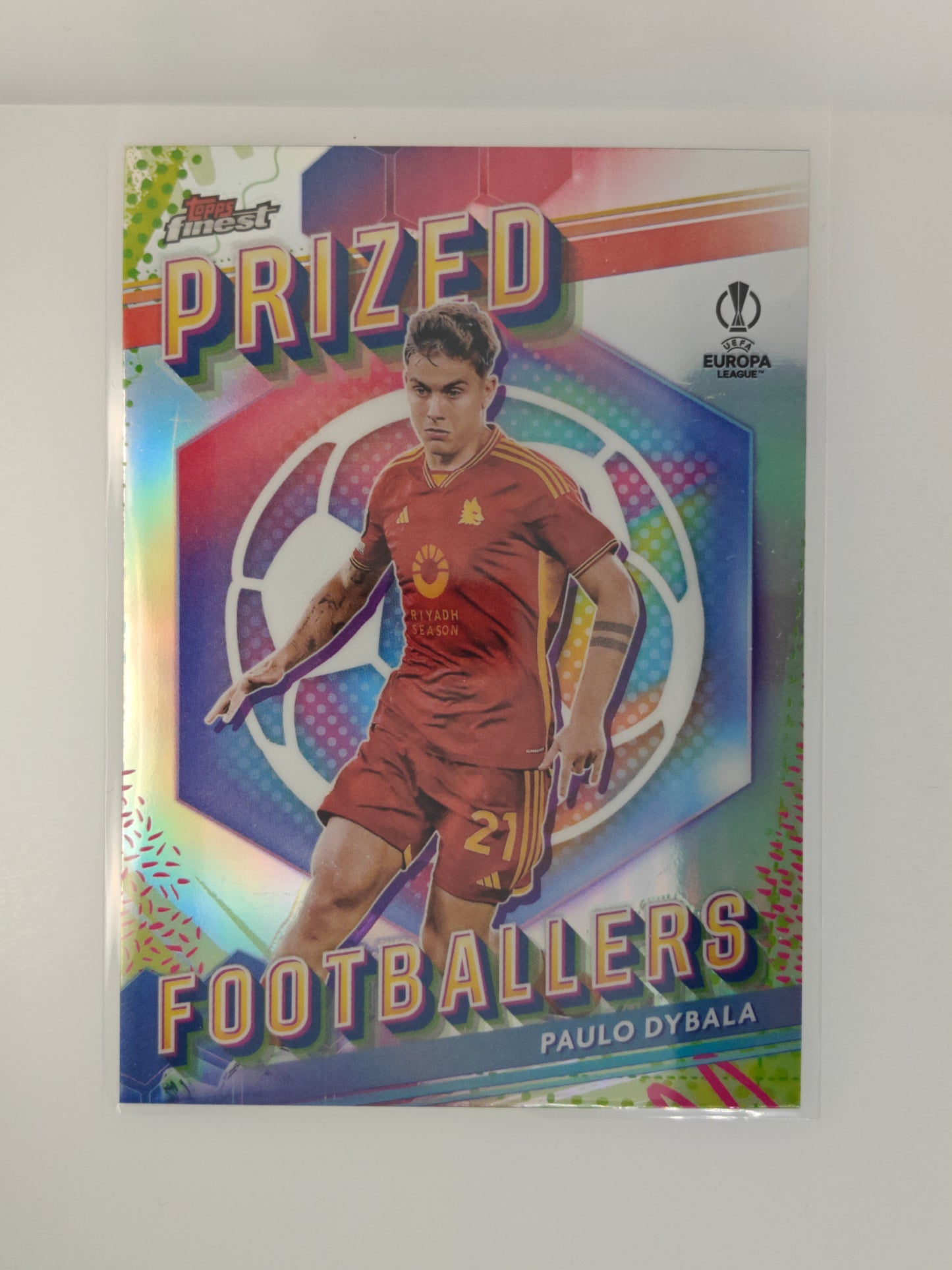 Paulo Dybala Prized Footballers - Topps Finest 23/24